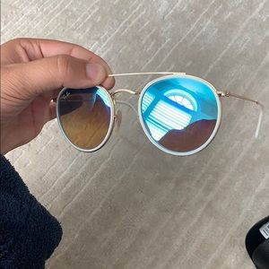 Ray Ban round double bridge sunglasses
